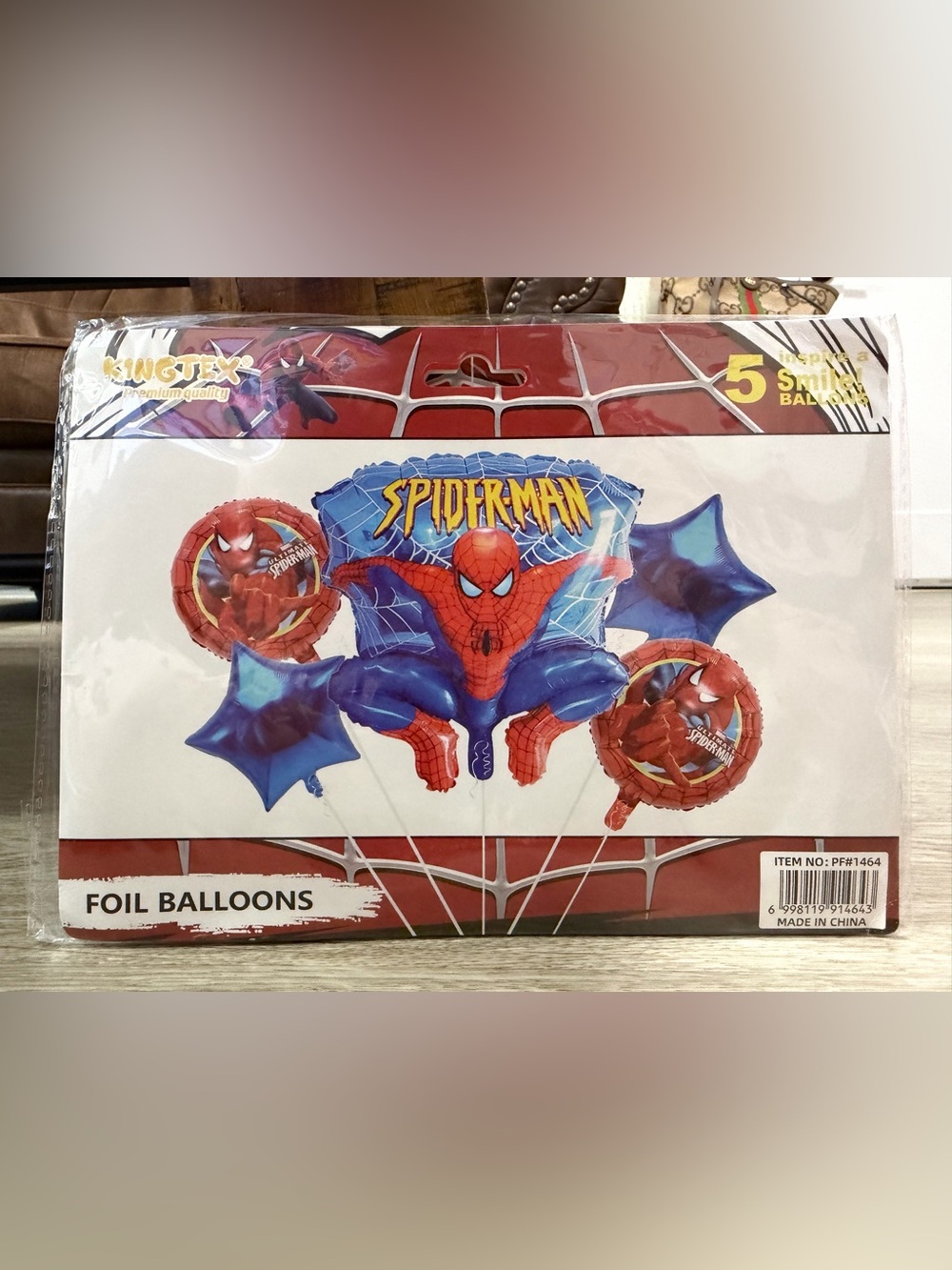 Spiderman Balloon Set